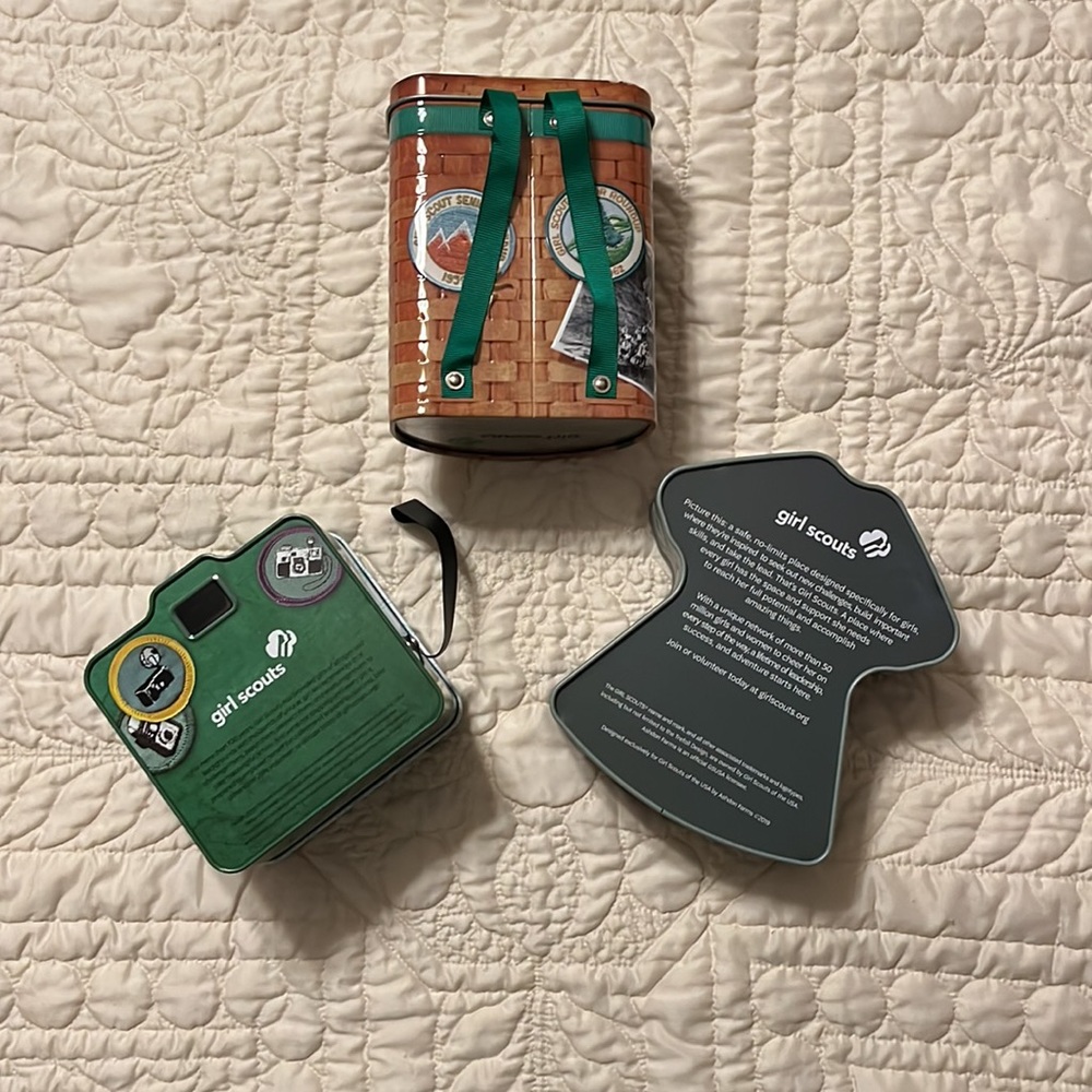 Collectible Girl Scout Cookie Tins (4 piece) - Picture 6 of 8